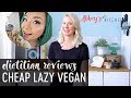 Dietitian Reviews Cheap Lazy Vegan | What I Eat in a Day Youtuber Review