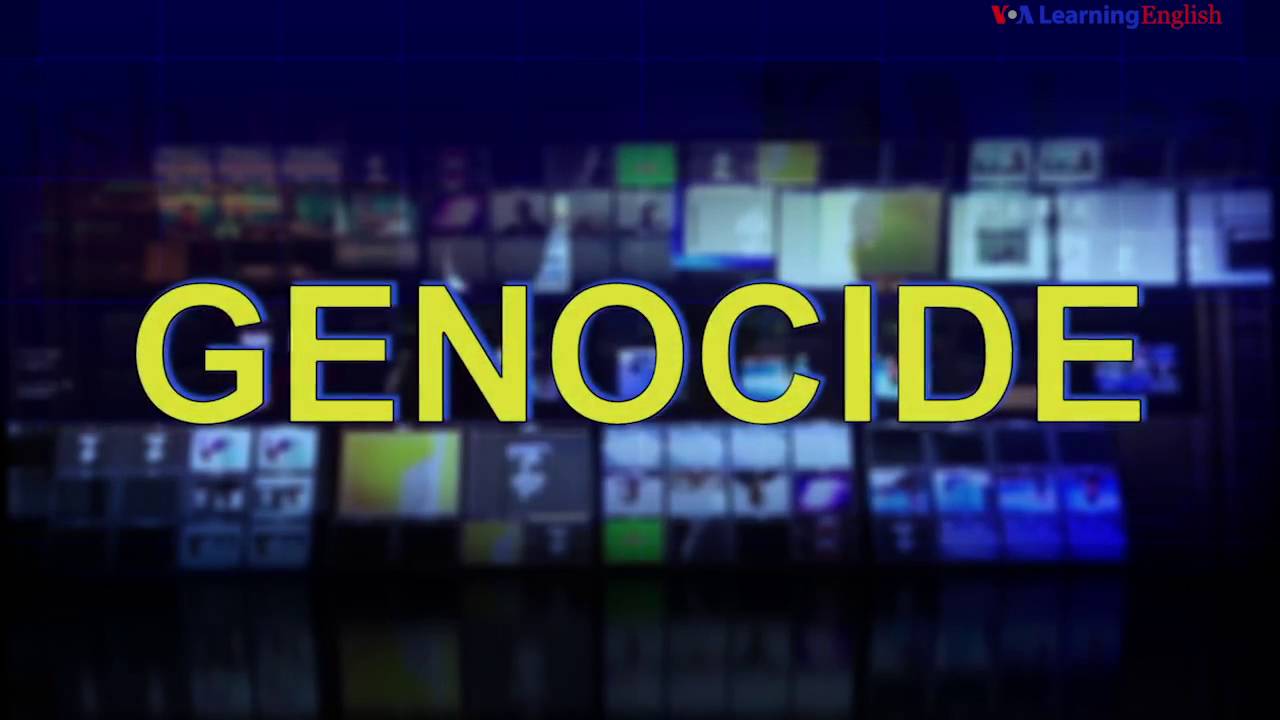 News Words: Genocide learning english for beginners