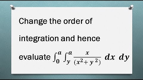 MA25C01-Applied Calculus | MA3151 | Double Integration | Change the order of integration in Tamil