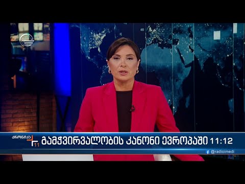 ქრონიკა 11:00 საათზე - 12 აპრილი, 2024 წელი