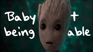 baby groot being adorable