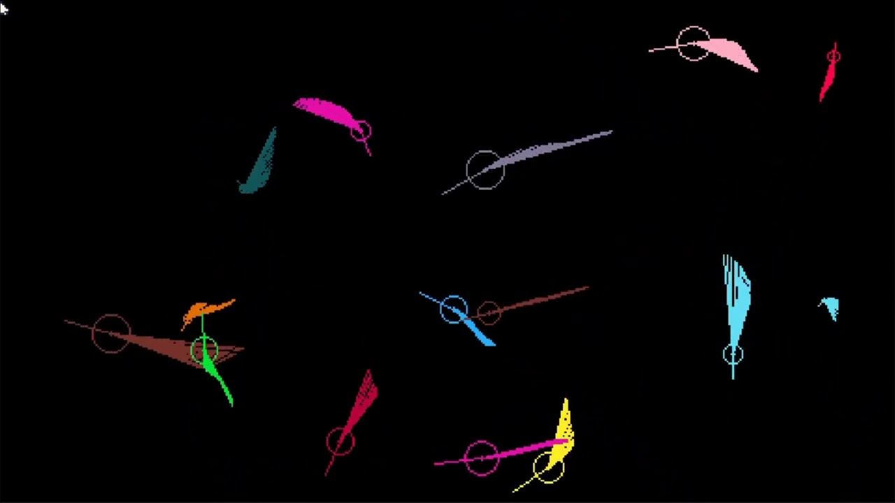 Picotron Demos Episode 33 - Bugbard Floaters with Frontier: Elite II Intro Music