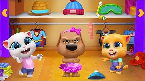 My Talking Tom Friends (iOS, Android) Gameplay Walkthrough (Outfit 7) - HD