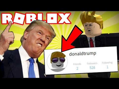 If Donald Trump played roblox aka Roblox trump - YouTube