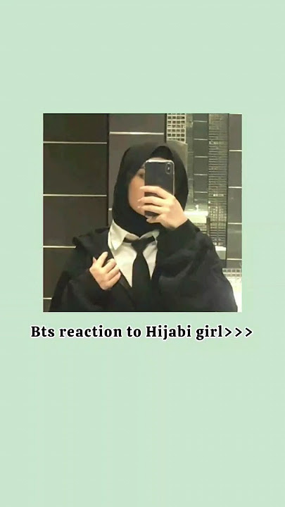 Bts reaction to Hijabi girl 🧕🏻#btsjungkook#btstaehyung#btsjimin#hijabi#btsreaction#fansign#shorts
