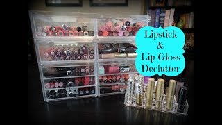 Lipstick & Lip Gloss Collection & Declutter