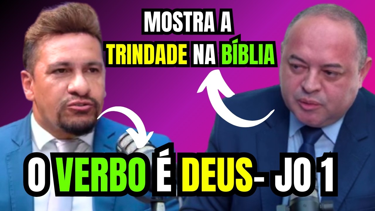 TRINDADE X UNICISMO: PASTOR TRINITÁRIO REFUTA ARGUMENTO DE UNITARISTA