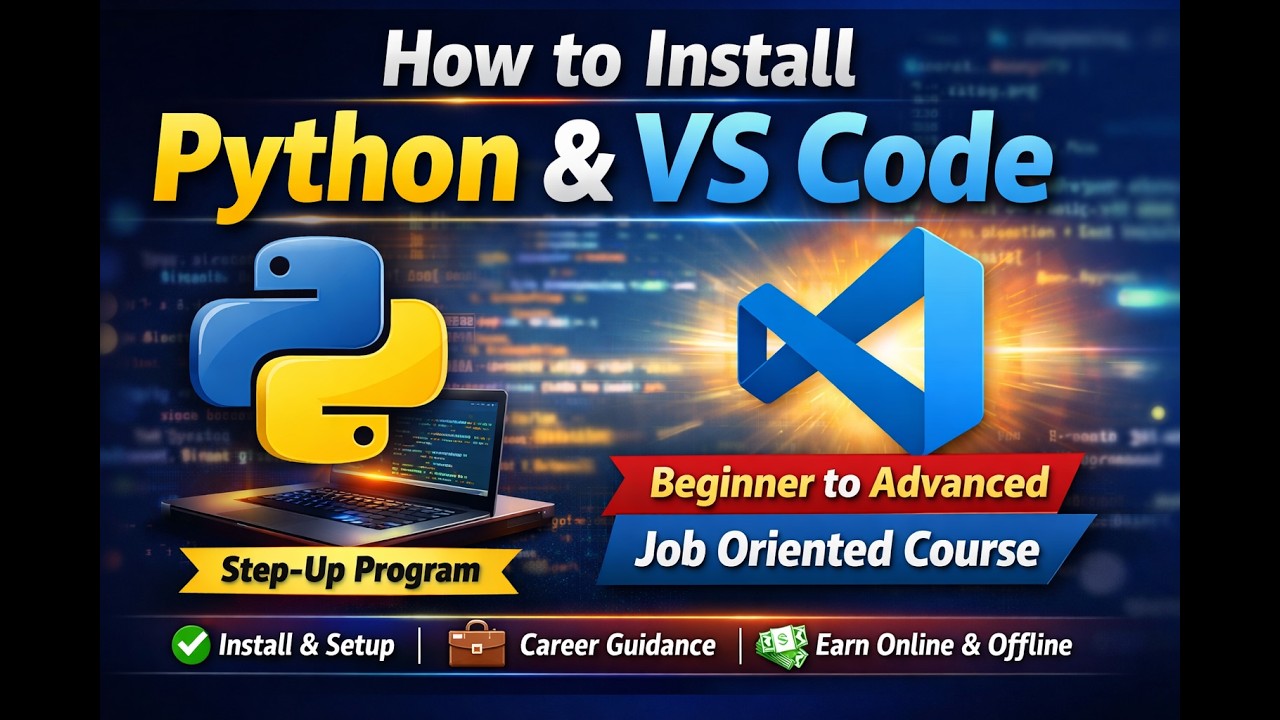 Complete Python Setup for Beginners | VS Code + Python Installation ...