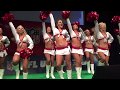 Arizona Cardinals Cheerleaders at the NFLUK Live Event, Mermaid Theatre, London 21/10/17