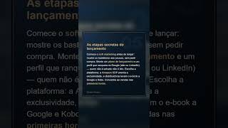 Como publicar um livro sem editora: o passo a passo completo em 15 etapas #Shorts screenshot 5
