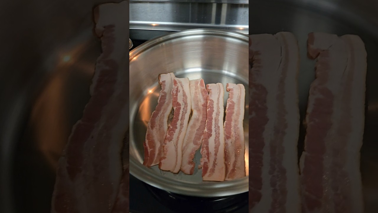 Водопадный бекон без метода переворачивания