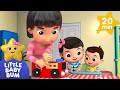 Haciendo un camión de bomberos | Canciones Infantiles🎵| Caricaturas para bebés | Little Baby Bum