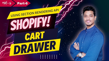 Shopify Cart Drawer using section rendering API | Bangla | Part-6 | Shopify currency format