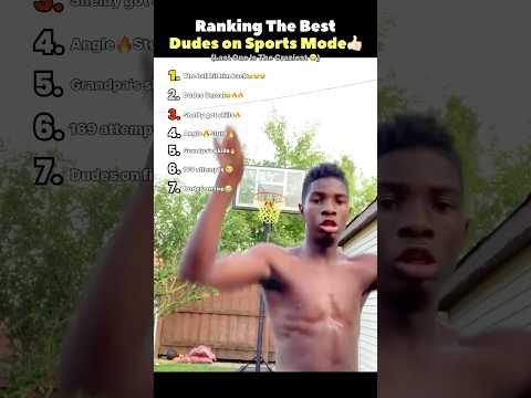 Ranking Best Dudes on Sports Mode (Last Ones The Best Stunt 😭)