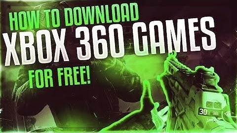 How to download Xbox 360 games for free on USB and play 2017