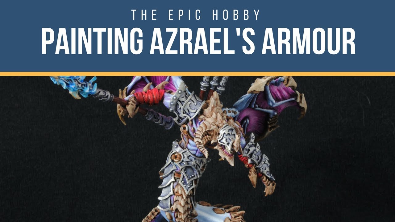 Painting Azrael - Legion of Everblight Armour - Privateer Press HORDES tabletop simulator