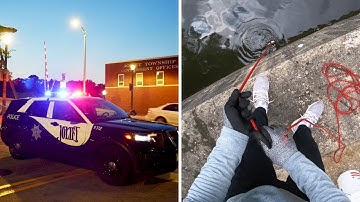 Magnet Fishing Near Police Station (Gun Found)