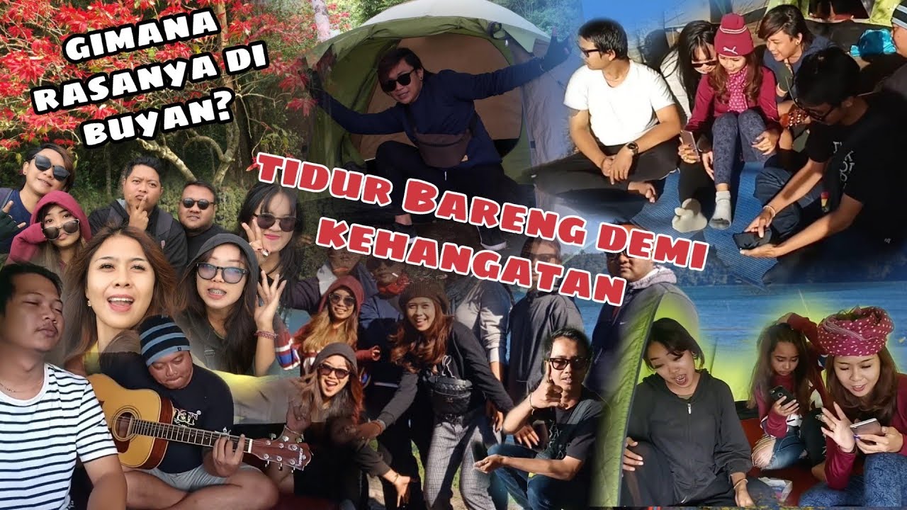 Buyan lake camp with warung kepo