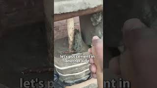 Homemade Cement Dumbbell 💪 Part 2 | Budget Gym Setup #homeworkout #dumbbell #fitness #gym
