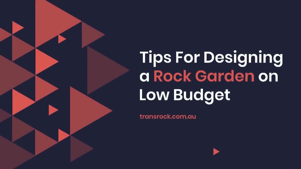 Tips For Designing a Rock Garden on Low Budget