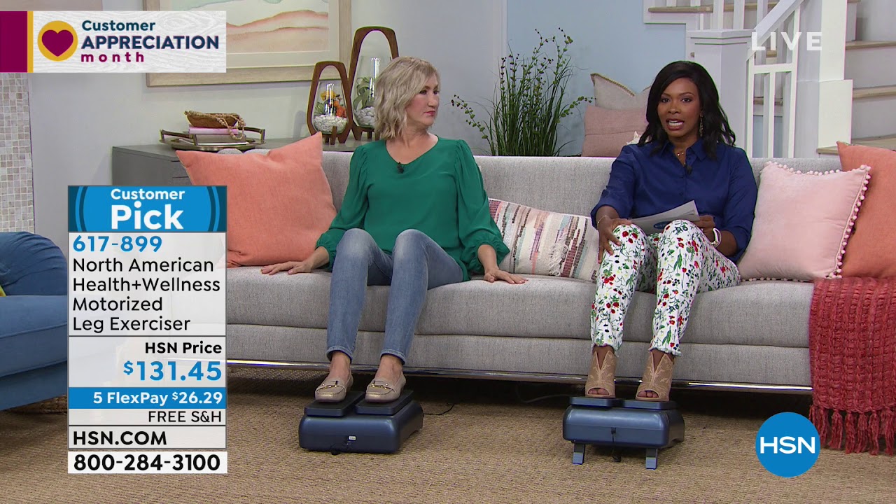 North American Health+Wellness Motorized Leg Exerciser