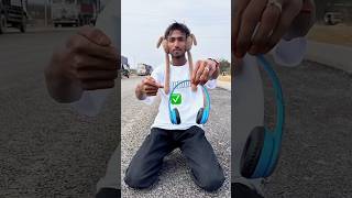 Na na Best Cute Earmuffs Vs Original headphone Unboxing 😱👍#shortsfeed #tendin