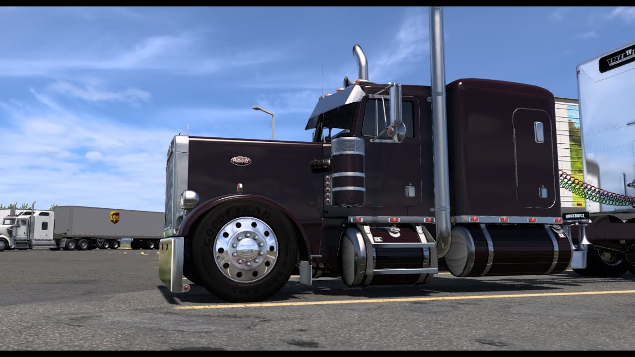 Cat 3406B Straight Pipe Sounds! FLX Peterbilt 359 Livestock Haul | ATS 1.56