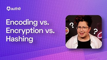 Encoding, Encryption and Hashing -- What