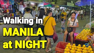 Walking in TONDO MANILA at NIGHT | Divisoria Nightlife - Philippines