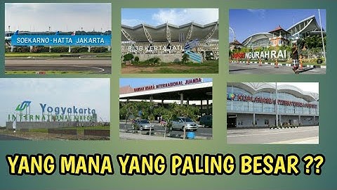 Inilah 10 Bandara Terbesar Di Indonesia !!!