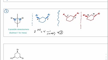 Stereochemistry (33): Determining Number of Possible Stereoisomers – Guided Practice Pt. 2