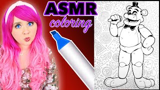 ASMR Coloring Freddy Five Nights at Freddy's | Calming ASMR Coloring for Relaxation & Stress-Relief screenshot 4