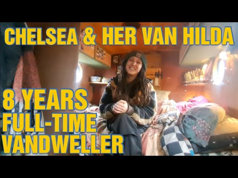 Chelsea Rodd MEETING YOUTUBER CHELSEA LIVING NOMAD VANLIFE / SCOTLAND WINTER ROAD ...