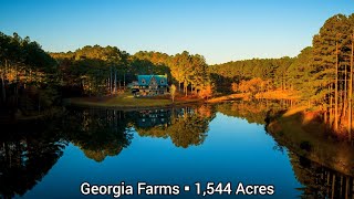 Georgia Farms For Sale | 1,544 Acres | Georgia Land For Sale | 20Acre Lake | Dove Fields Farms