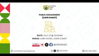 Zonal Public Engagement: Cape Coast