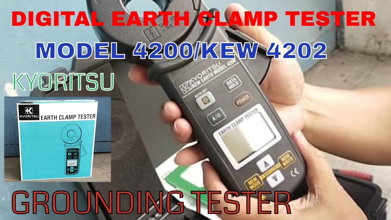 MENGUKUR NILAI GROUNDING DENGAN DIGITAL EARTH CLAMP TESTER MODEL 4200