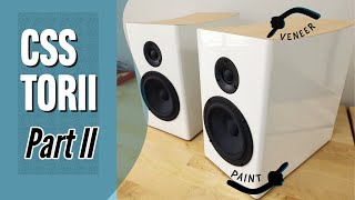 CSS Audio Torii DIY Speaker Kit Part 2 - Paint and Veneer!