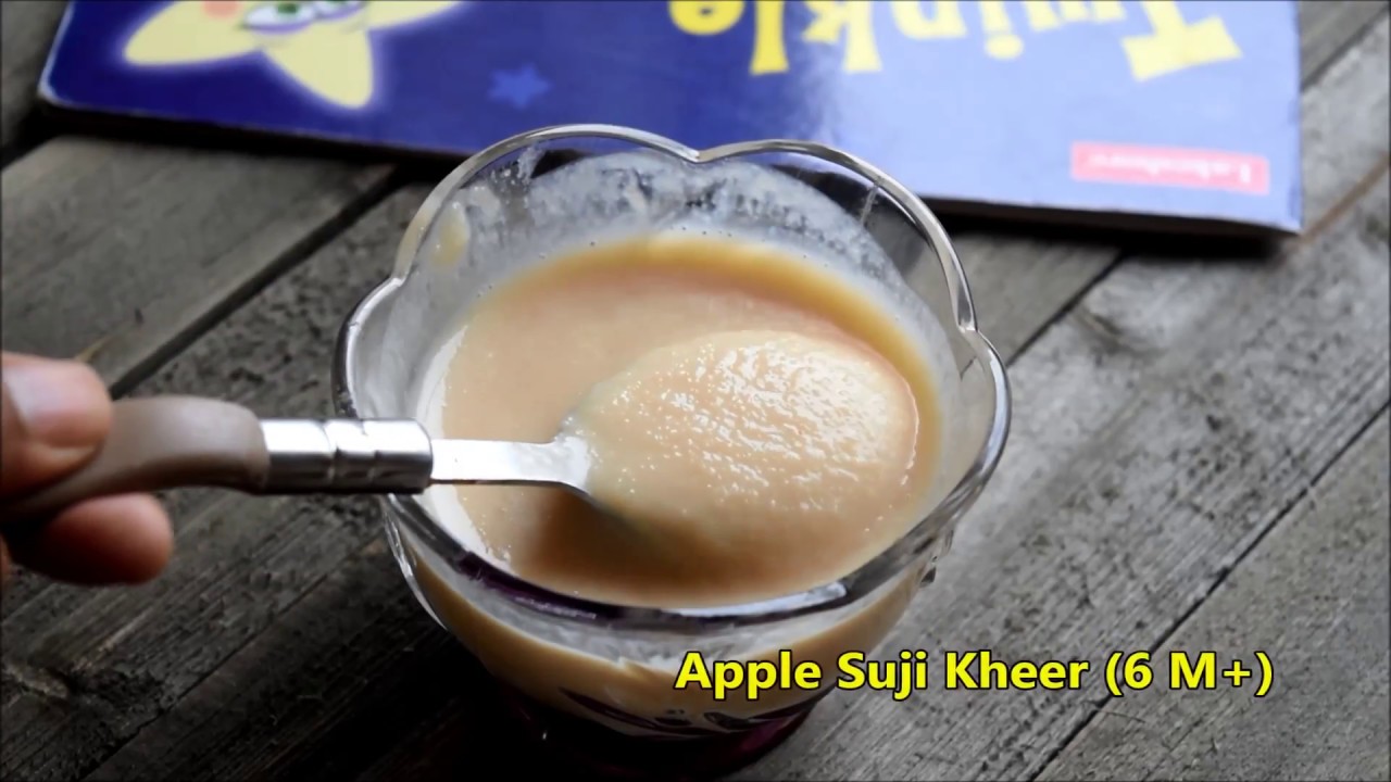 Apple Suji Kheer for Babies & Toddlers Apple kheer for babies & kids