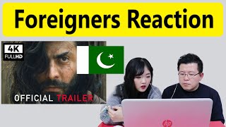 Foreigners Reacts on Pakistani Movie The Legend of Maula Jatt 1st Trailer Reaction