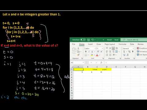 Counting operations in algorithms - YouTube
