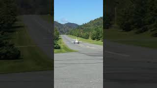 Falcon 20 landing in Elkriver, NC