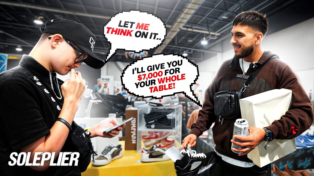 I TRIED BUYING HIS WHOLE TABLE @ SNEAKERCON VEGAS DAY 2!! (2025)