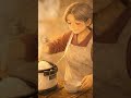 Home Again 🏡 | Cooking with Family &amp; Peaceful Ghibli Vibes #aestheticcooking #animation #cozynights