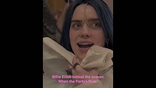 Billie Eilish Behind The Scenes When The Partys Over.