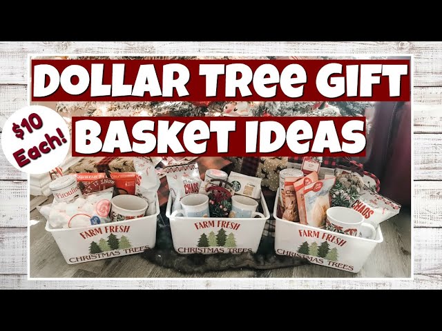 $1 DOLLAR TREE GIFT IDEAS┃last minute GIFT DIYs & BASKETS for 2022 🎄 