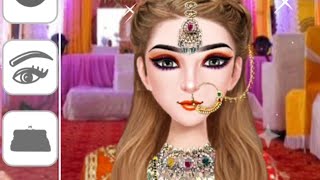 Fashion star dress up makeup|| New Indian wedding fashion games || indian wedding fashion star game screenshot 3