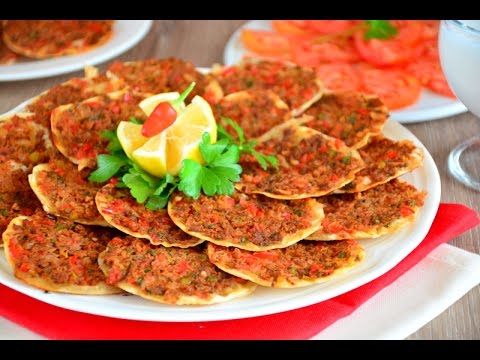 Hazır  Yufkadan 10 Dakikada Fındık  Lahmacun Tarifi