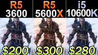 Ryzen 5 3600 Vs. Ryzen 5 5600X Vs. i5-10600K | RTX 3080 and RTX 2060 Super | 1080p Gaming Benchmarks