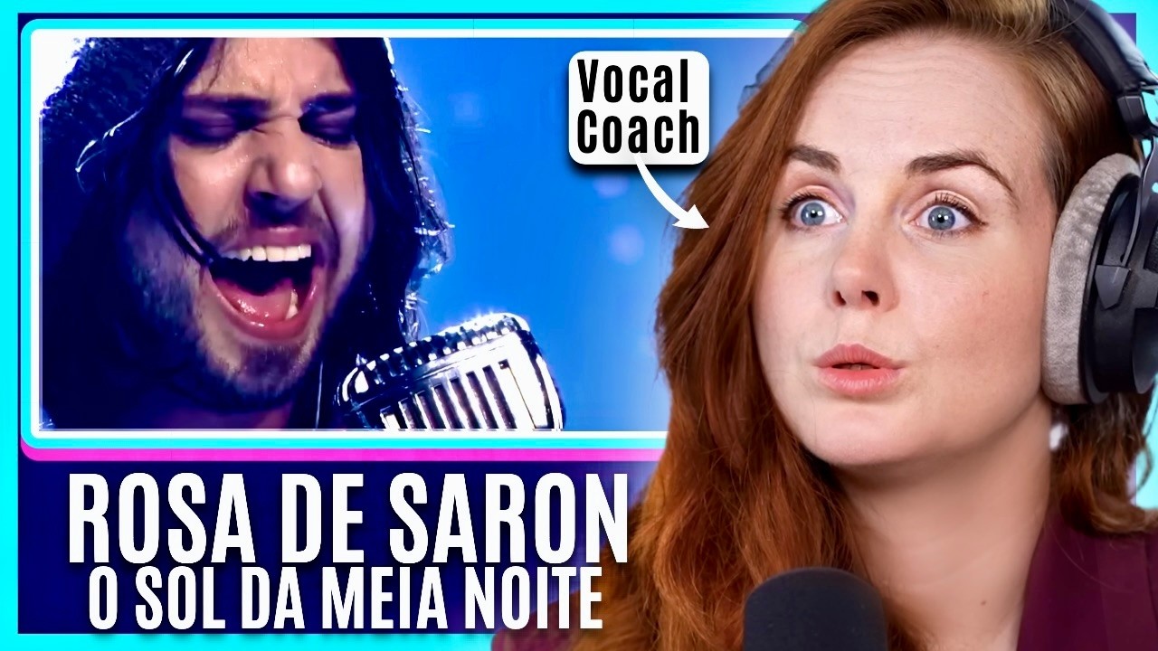 Rosa de Saron - O Sol da Meia Noite (Акустика вживую) | Анализ и реакция вокального коуча