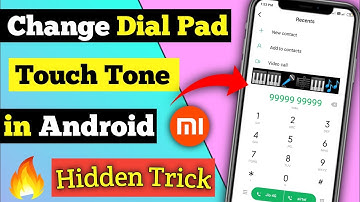 How to change dial pad touch tone in redmi || Android me dial tone change kaise kre ( piano tone)